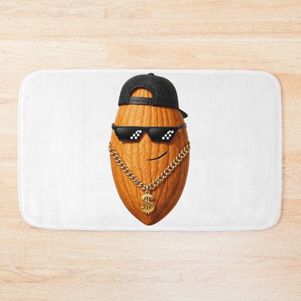 Item preview, Cool Almond with Sunglasses and Gold Chain designed and sold by wiwiart.