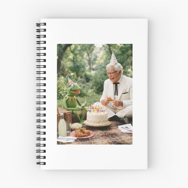 Item preview, Colonel sanders kermit the frog elmo grover miss piggy meme memes funny parody birthday christmas  designed and sold by CheeseBlueprint.