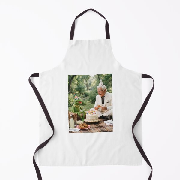 Item preview, Colonel sanders kermit the frog elmo grover miss piggy meme memes funny parody birthday christmas designed and sold by CheeseBlueprint.