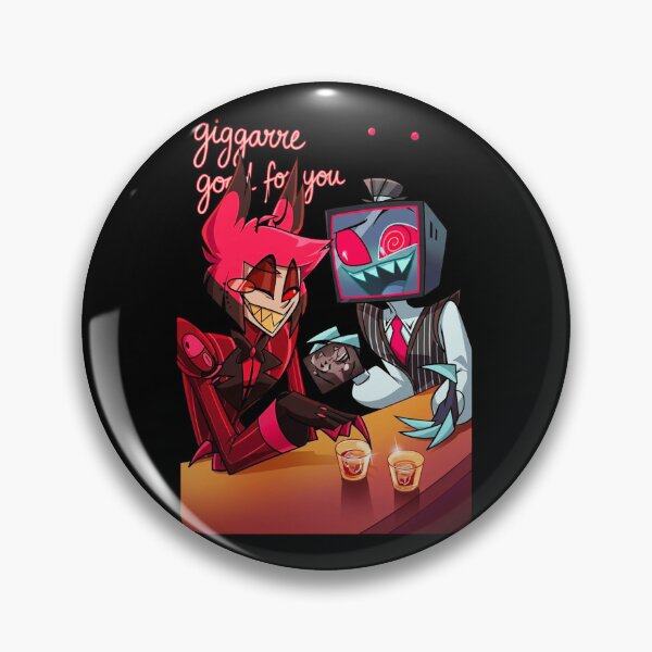 Item preview, RadioStatic Sparks Duo Alastor & Vox designed and sold by GinaGrave.
