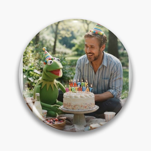 Item preview, Ryan gosling kermit the frog elmo grover miss piggy meme memes funny parody birthday christmas  designed and sold by CheeseBlueprint.
