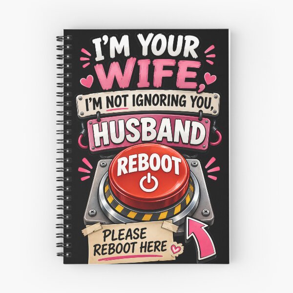 Item preview, Not Ignoring You Please Reboot Me - Fun Husband Wife Reboot Button designed and sold by Genius Geek.