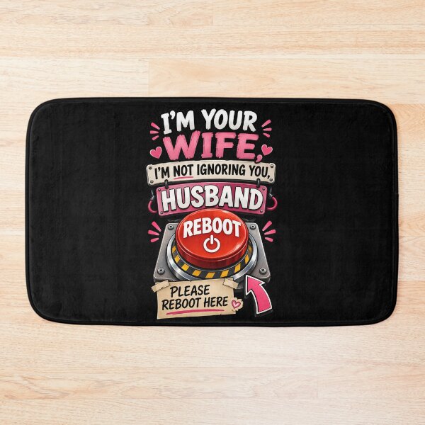 Item preview, Not Ignoring You Please Reboot Me - Fun Husband Wife Reboot Button designed and sold by Genius Geek.