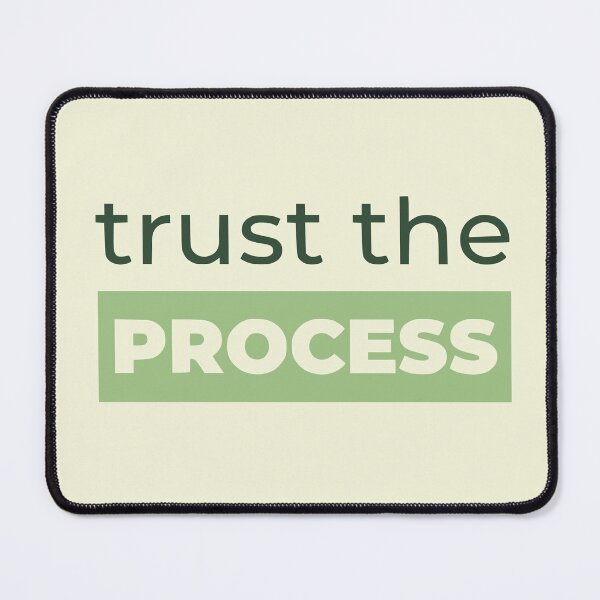 Item preview, Trust The Process - Minimalist Motivational Typography (Sage Green) designed and sold by RetroNeon.