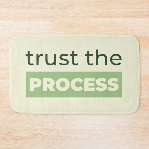 Item preview, Trust The Process - Minimalist Motivational Typography (Sage Green) designed and sold by RetroNeon.