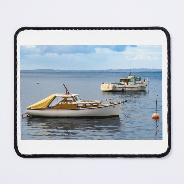Item preview, Boats Anchored in the Bay designed and sold by Twisted Light Images.