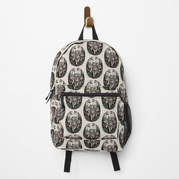 Item preview, Wolf Pack Running Through Forest Oval Illustration designed and sold by NuvoraNest.