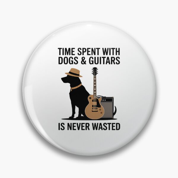 Item preview, Time Spent With Dogs And Guitars Is Never Wasted designed and sold by Aulianarrt.