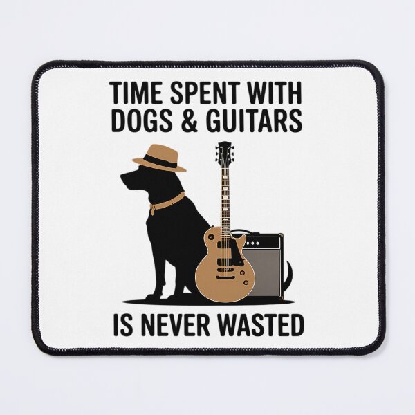 Item preview, Time Spent With Dogs And Guitars Is Never Wasted designed and sold by Aulianarrt.