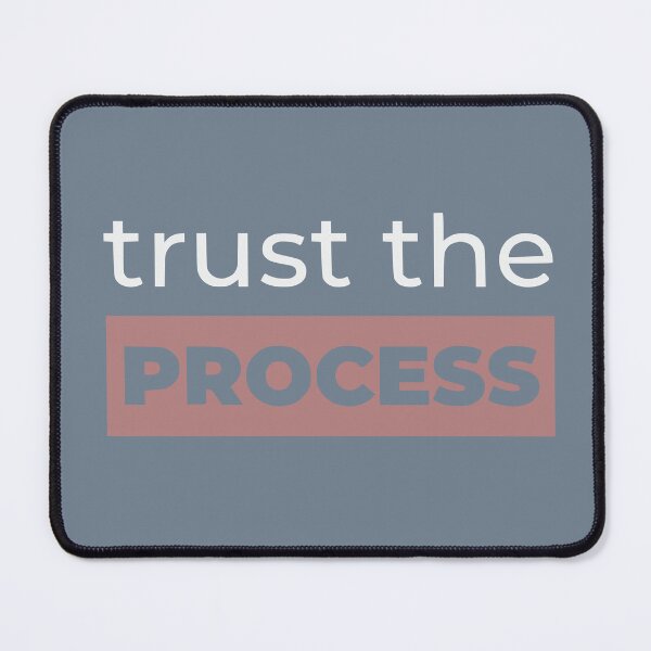 Item preview, Trust The Process - Aesthetic Block Text (Dusty Rose) designed and sold by RetroNeon.