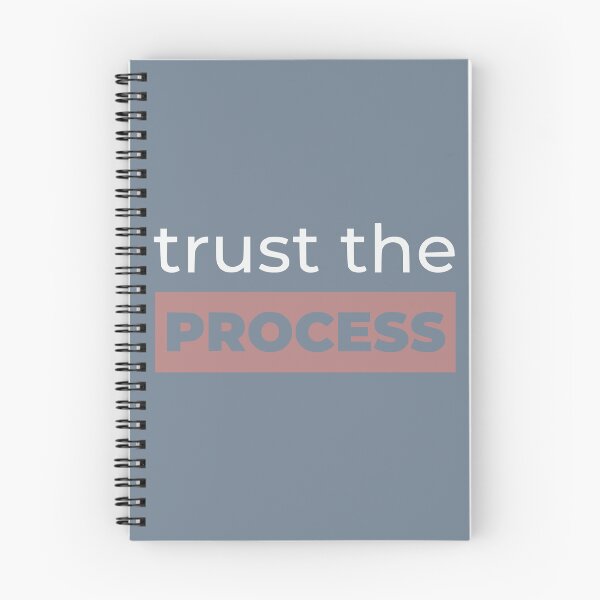 Item preview, Trust The Process - Aesthetic Block Text (Dusty Rose) designed and sold by RetroNeon.
