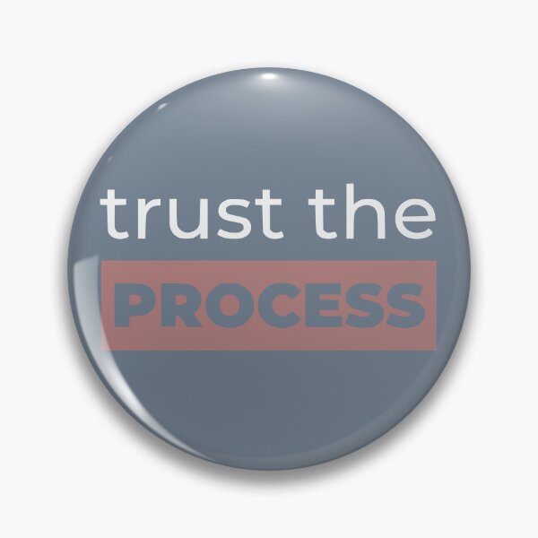 Item preview, Trust The Process - Aesthetic Block Text (Dusty Rose) designed and sold by RetroNeon.