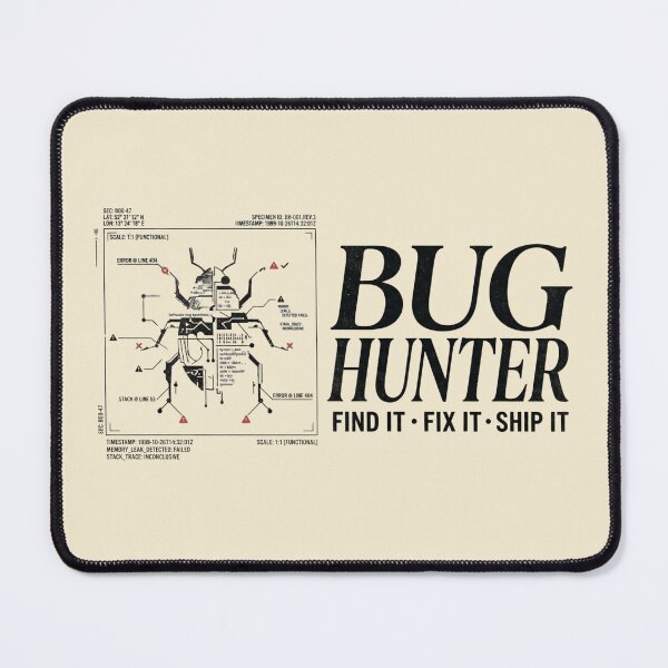 Item preview, The Bug Hunter | Software Engineer designed and sold by Amr Darwish Graphic designer.