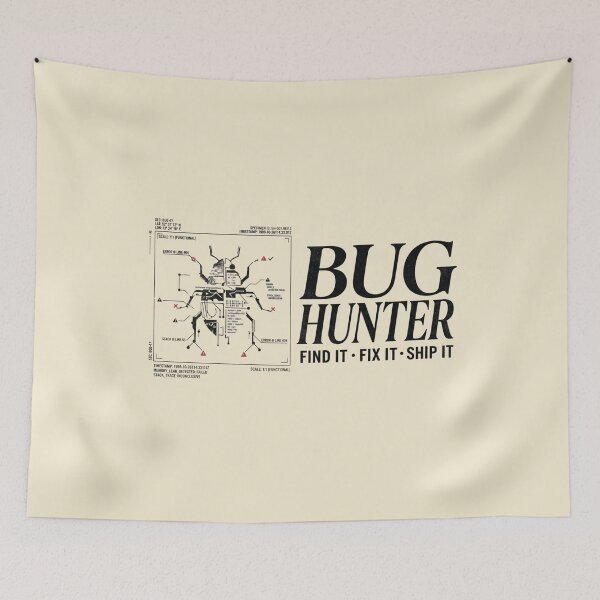 Item preview, The Bug Hunter | Software Engineer designed and sold by Amr Darwish Graphic designer.