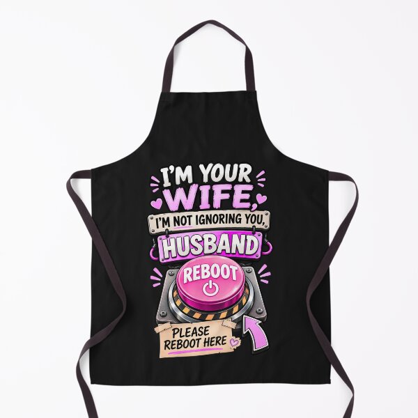 Item preview, I'm Not Ignoring You Please Reboot Me - Fun Husband Wife Reboot Button designed and sold by Genius Geek.