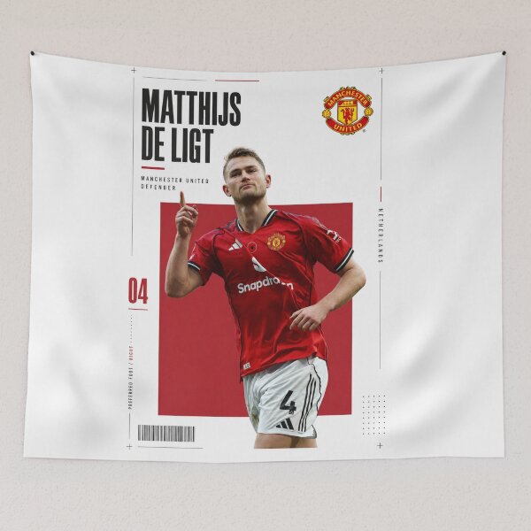 Item preview, Matthijs de Ligt | Man United designed and sold by Sector 99.