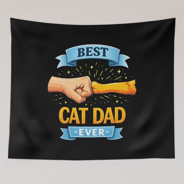 Item preview, Best Cat Dad Ever Fist Bump designed and sold by Dmo3HarkoArt.