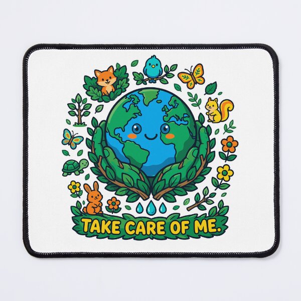 Item preview, Take Care Of Me Earth Day Cute Animals Environment designed and sold by Nuvoro Eco Awareness.