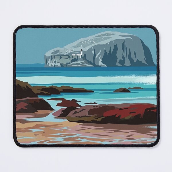 Item preview, The Bass Rock North Berwick designed and sold by S-and-W-4ever.