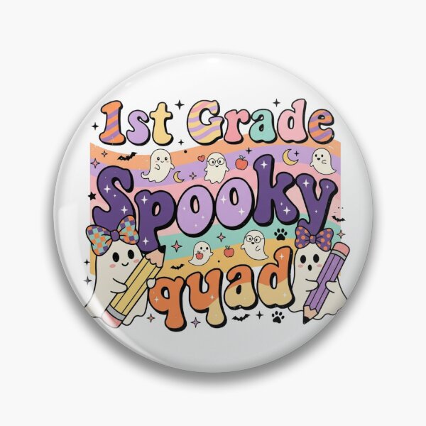 Item preview, 1st Grade Spooky Squad Cute Teacher Halloween Ghost Pencil designed and sold by KreatoLab.
