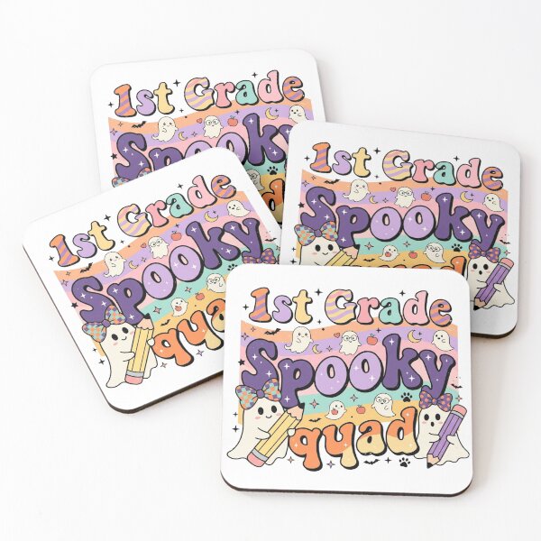 Item preview, 1st Grade Spooky Squad Cute Teacher Halloween Ghost Pencil designed and sold by KreatoLab.