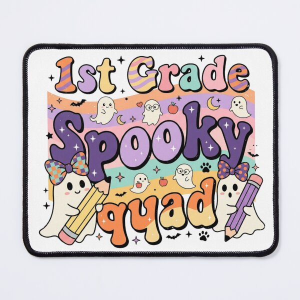 Item preview, 1st Grade Spooky Squad Cute Teacher Halloween Ghost Pencil designed and sold by KreatoLab.