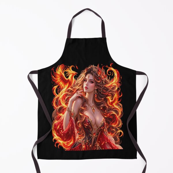 Item preview, Fire Enchantress – Goddess of Flames and Eternal Fire designed and sold by TroviTutto.