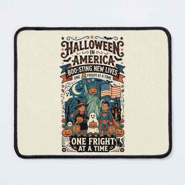 Item preview, Happy Halloween for immigrants in America! -One fright at a time designed and sold by ParadoxParadox.