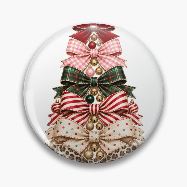 Item preview, Layered Ribbon Bow Christmas Tree – Elegant Holiday Design designed and sold by BackTWO.