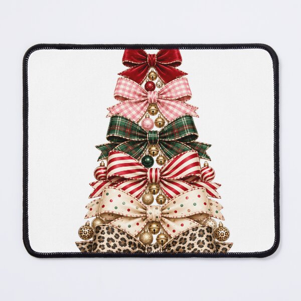 Item preview, Layered Ribbon Bow Christmas Tree – Elegant Holiday Design designed and sold by BackTWO.