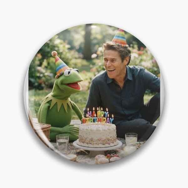 Item preview, Willem dafoe kermit the frog elmo grover miss piggy meme memes funny parody birthday christmas  designed and sold by CheeseBlueprint.