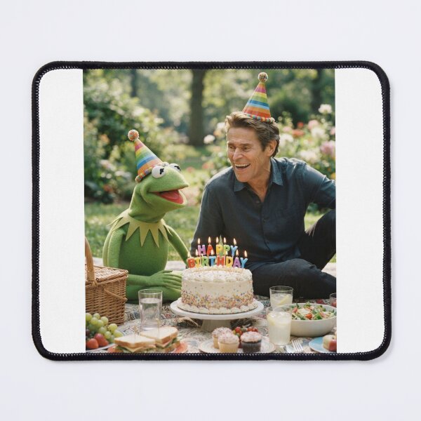 Item preview, Willem dafoe kermit the frog elmo grover miss piggy meme memes funny parody birthday christmas designed and sold by CheeseBlueprint.