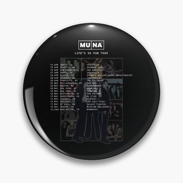 Item preview, Muna Band Save The World Album Pollstar Life's So Fun Tour designed and sold by Reylodudle826.