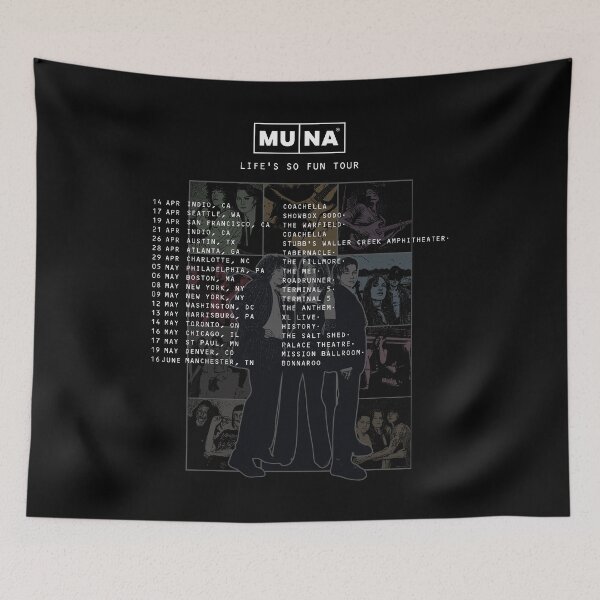 Item preview, Muna Band Save The World Album Pollstar Life's So Fun Tour designed and sold by Reylodudle826.