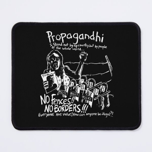 Item preview, Propagandhi No Fences No Borders Political Protest designed and sold by kryza-design.