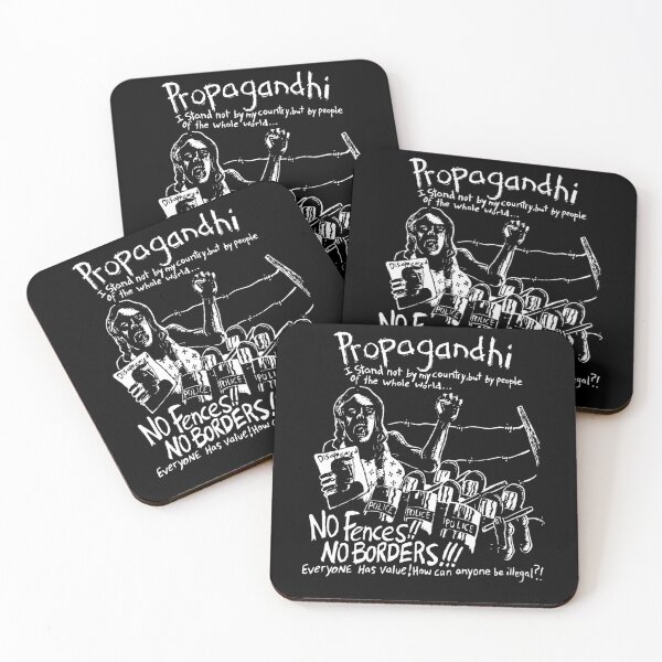 Item preview, Propagandhi No Fences No Borders Political Protest designed and sold by kryza-design.