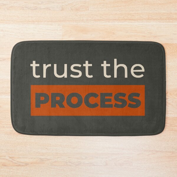 Item preview, Trust The Process - Earthy Mindful Quote (Terracotta Orange) designed and sold by RetroNeon.