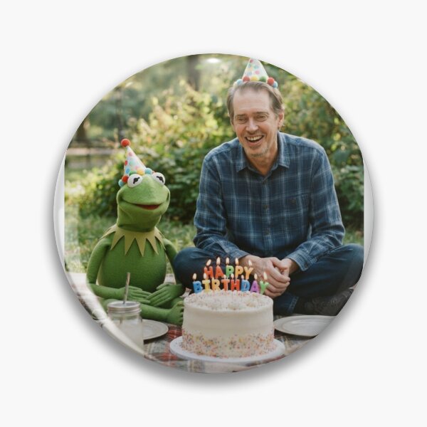 Item preview, Steve buscemi kermit the frog elmo grover miss piggy meme memes funny parody birthday christmas  designed and sold by CheeseBlueprint.