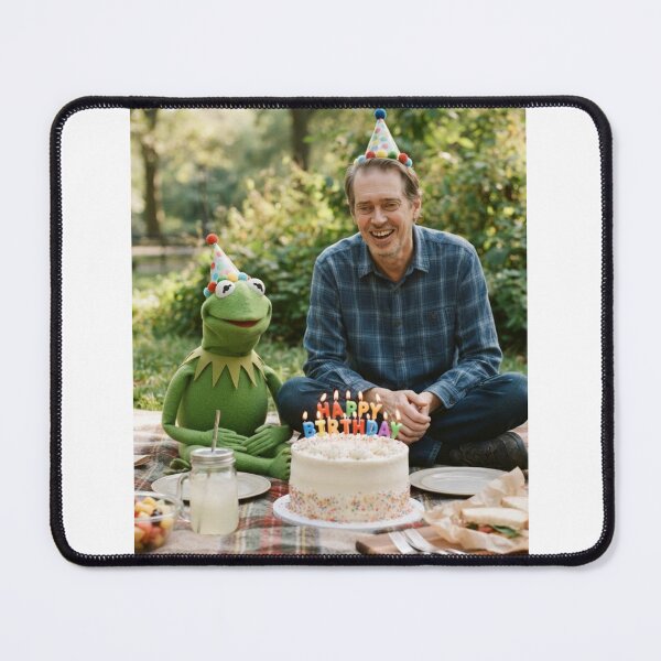Item preview, Steve buscemi kermit the frog elmo grover miss piggy meme memes funny parody birthday christmas designed and sold by CheeseBlueprint.