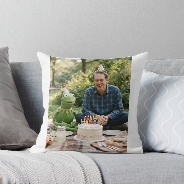 Item preview, Steve buscemi kermit the frog elmo grover miss piggy meme memes funny parody birthday christmas  designed and sold by CheeseBlueprint.