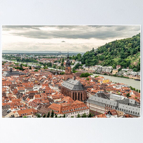 Item preview, Red Roofs of Historic Heidelberg designed and sold by MariaAbaza.