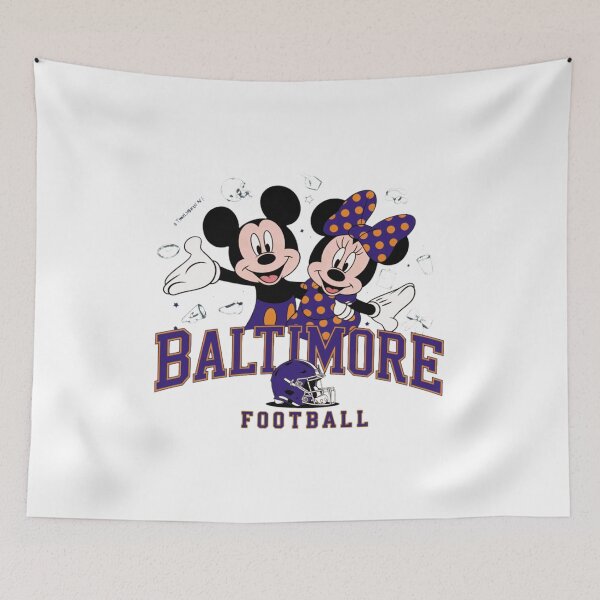 Item preview, Mickey Minnie Football Fan T-Shirt designed and sold by DavidRoss21274.