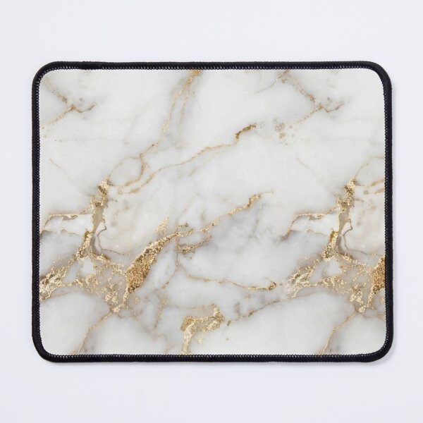 Item preview, White and Gold Marble Texture designed and sold by Rama KLK.