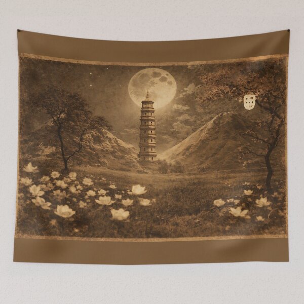 Item preview, Series Glow of the Pagoda Part 7 “Under It”. (Vintage Version) designed and sold by MaxDreamsArt.
