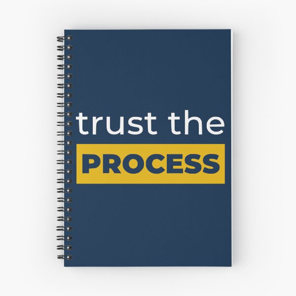 Item preview, Trust The Process - Bold Retro Highlight Box (Mustard Yellow) designed and sold by RetroNeon.