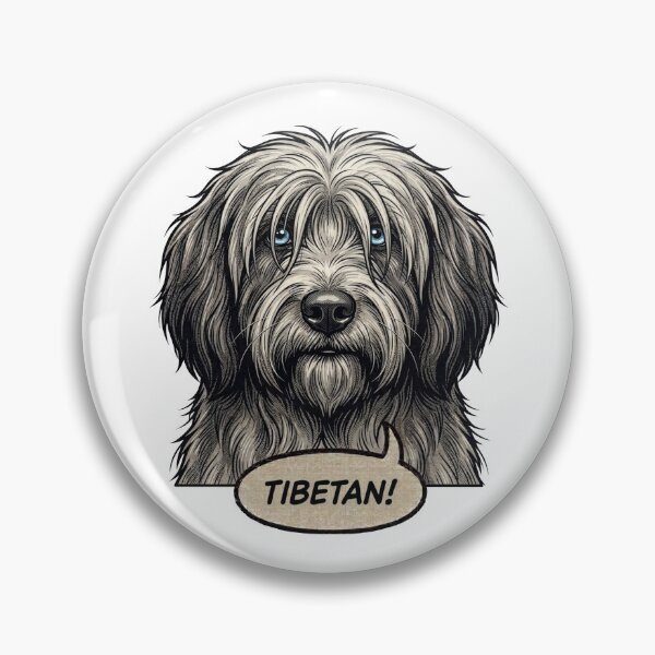 Item preview, Tibetan Terrier Retro Vintage Comic Art – The Little People Of Tibet designed and sold by Pfotenfaden.