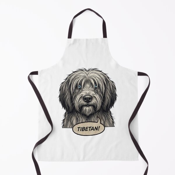 Item preview, Tibetan Terrier Retro Vintage Comic Art – The Little People Of Tibet designed and sold by Pfotenfaden.