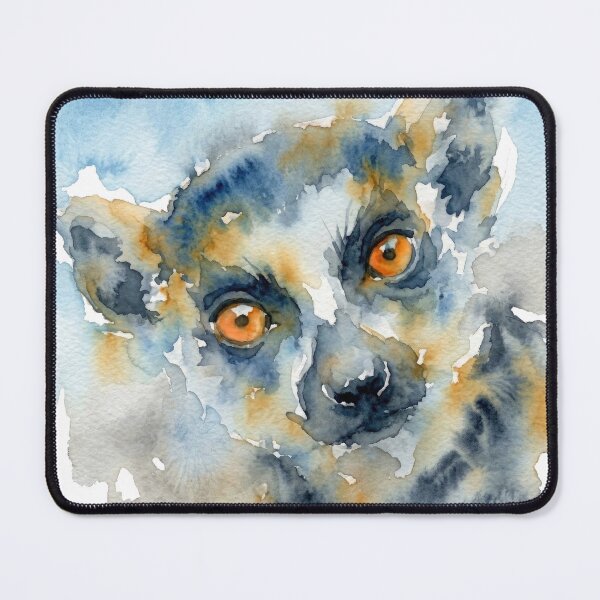 Item preview, Lemur Front Facing, Glowing Orange Eyes designed and sold by caracatita75.