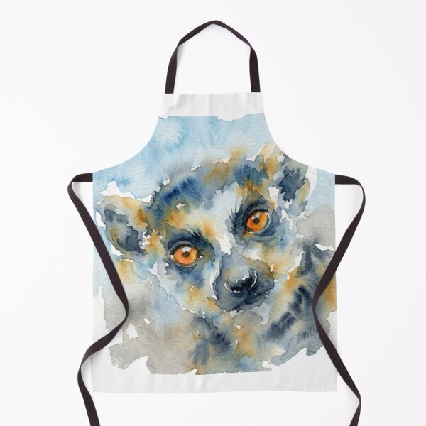 Item preview, Lemur Front Facing, Glowing Orange Eyes designed and sold by caracatita75.