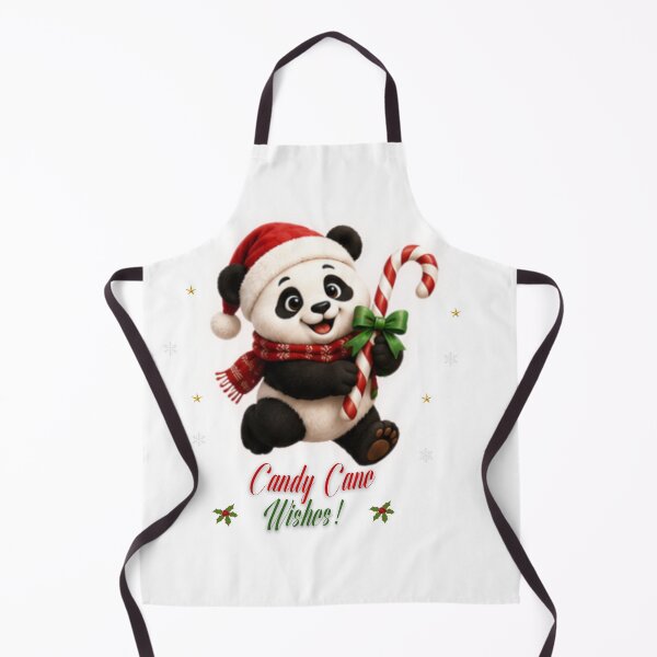 Item preview, Cute Santa Panda Candy Cane Wishes designed and sold by EnginerdStudio.